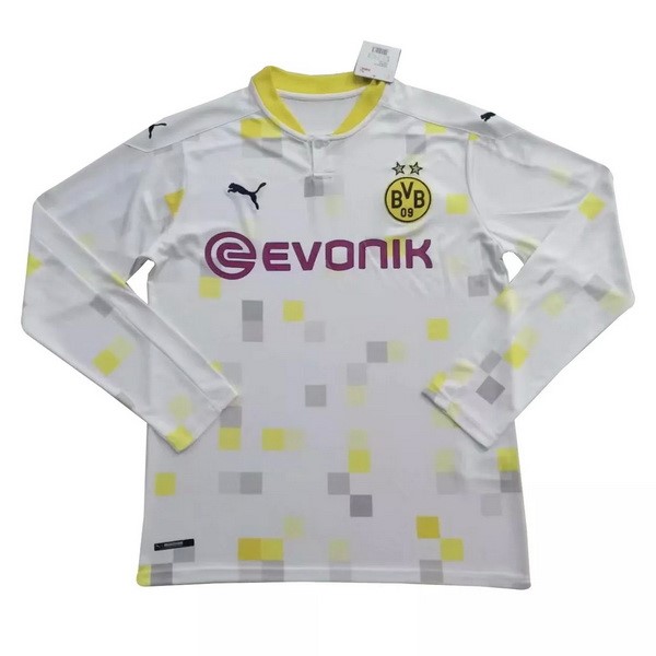 Tailandia Camiseta Borussia Dortmund 3ª Kit ML 2020 2021 Blanco